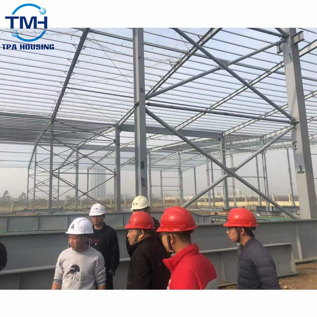 Nhà lắp ghép chi phí thấp Thiết kế nhà khung thép xây dựng nhanh Hội thảo kết cấu thép xây dựng