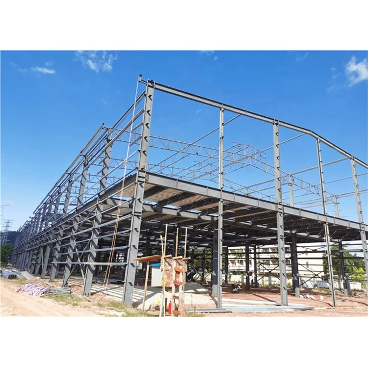 Q235 Và Q345 Thép chuẩn Xưởng Sandwich Panel Thép khung xây dựng
