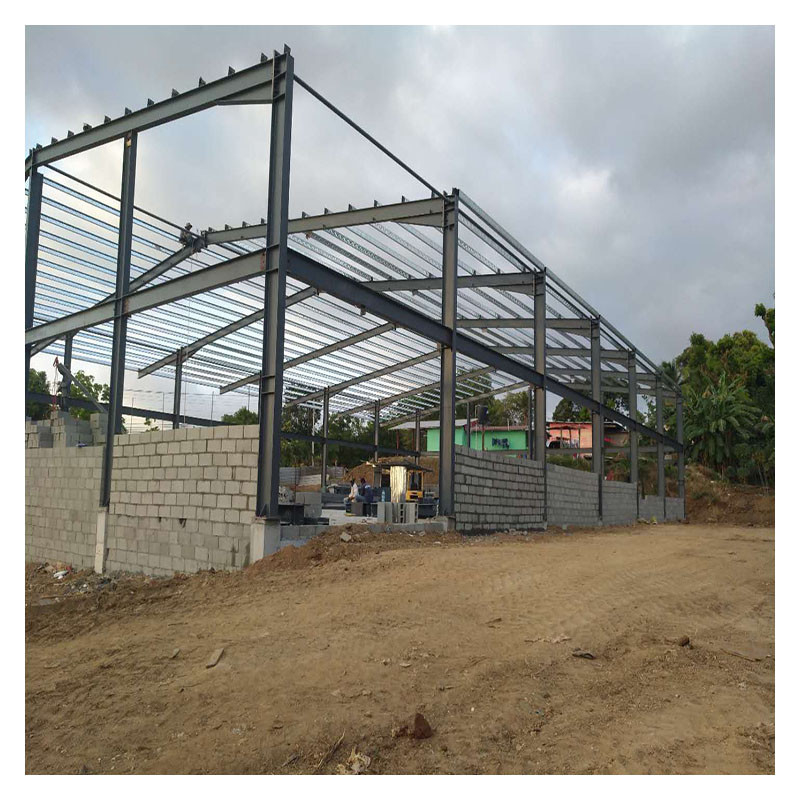 Panama Cấu trúc thép đơn giản và rắn Tòa nhà tiền chế để sử dụng kho lưu trữ