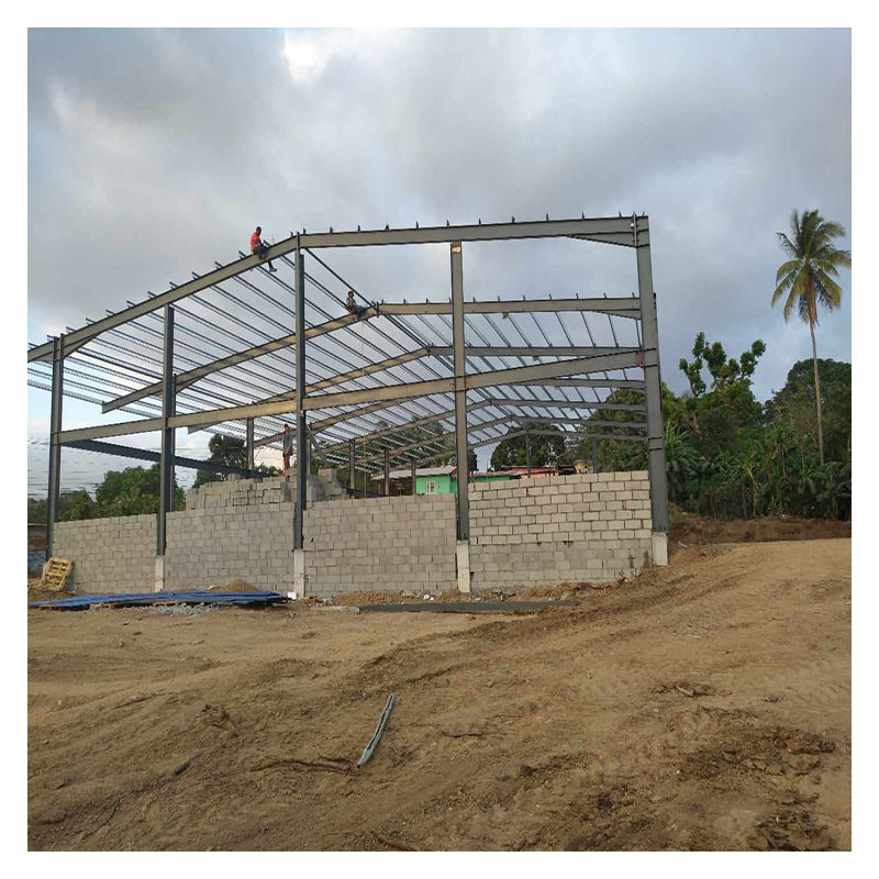 Panama Cấu trúc thép đơn giản và rắn Tòa nhà tiền chế để sử dụng kho lưu trữ
