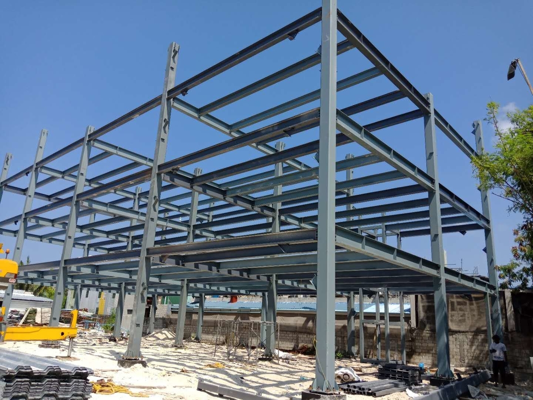 Thép cao thép Prefabricated Steel Structure Building Frame Homes For Maldives Sử dụng vật liệu cách nhiệt