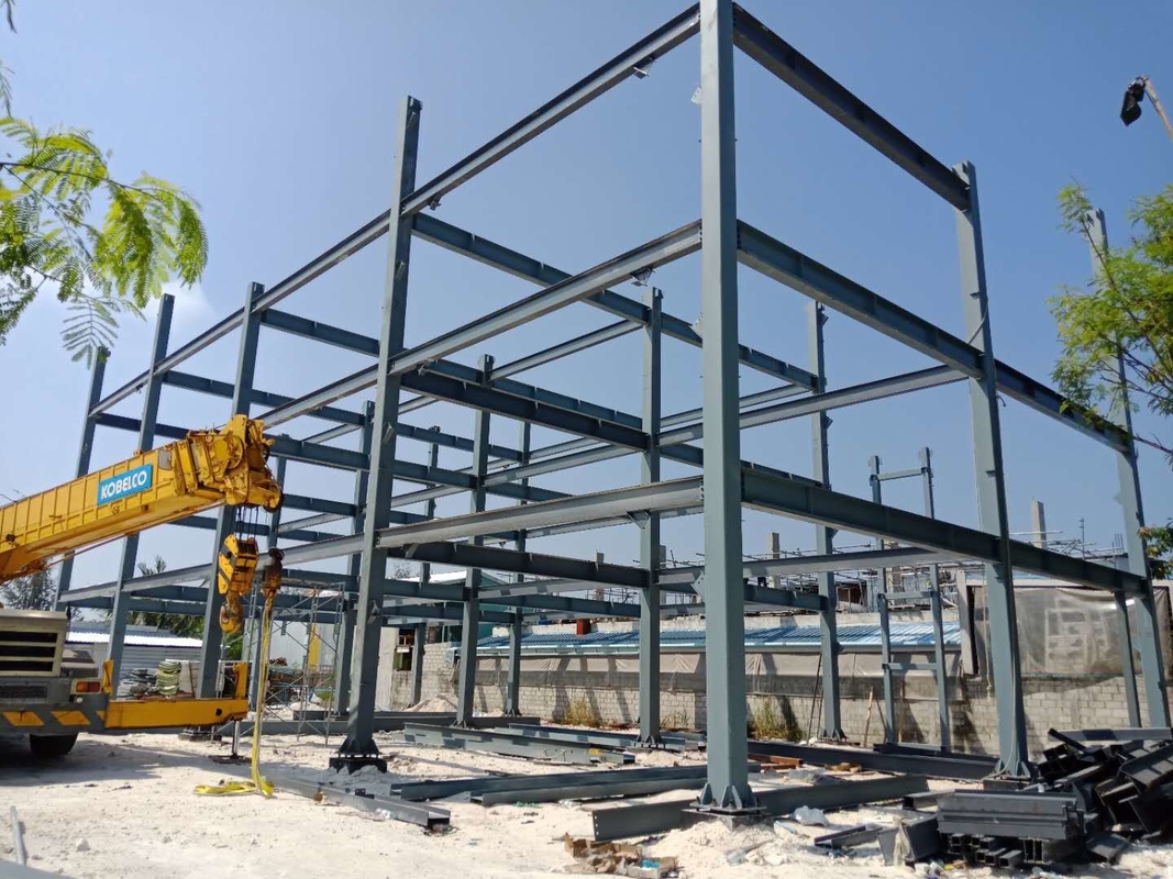 Thép cao thép Prefabricated Steel Structure Building Frame Homes For Maldives Sử dụng vật liệu cách nhiệt
