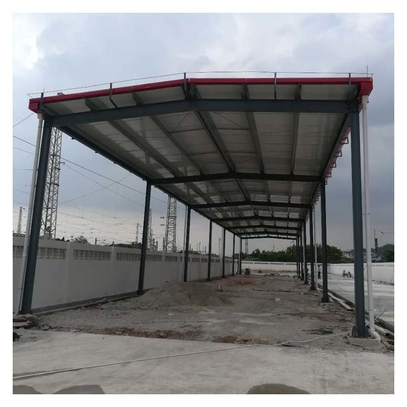 Dễ dàng lắp đặt Cấu trúc thép ngoài trời khung thép nhà để xe nhà để xe hangar ở Trung Quốc