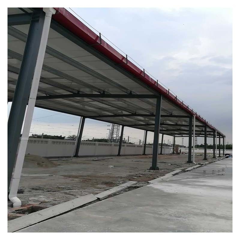 Dễ dàng lắp đặt Cấu trúc thép ngoài trời khung thép nhà để xe nhà để xe hangar ở Trung Quốc