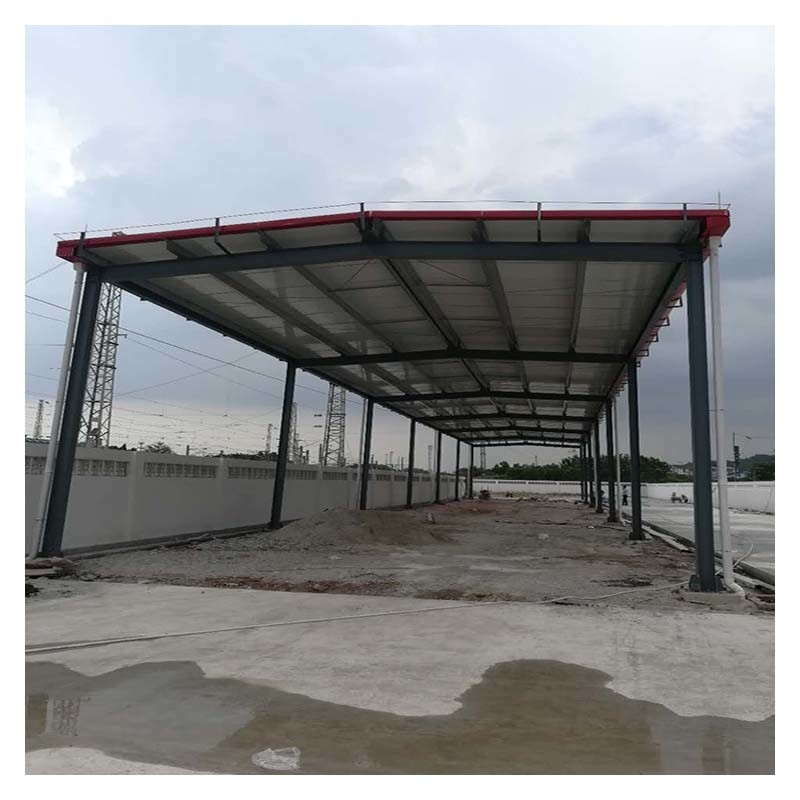 Dễ dàng lắp đặt Cấu trúc thép ngoài trời khung thép nhà để xe nhà để xe hangar ở Trung Quốc