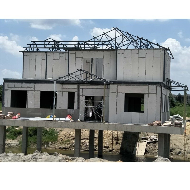 Trung Quốc bán nóng STRUCTURE thép PREFAB khu nghỉ mát Cottage khu vườn cabin kit MINI nhà khung nhỏ