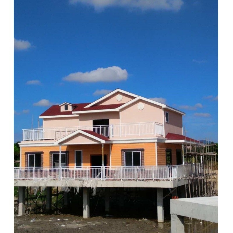 Trung Quốc bán nóng STRUCTURE thép PREFAB khu nghỉ mát Cottage khu vườn cabin kit MINI nhà khung nhỏ
