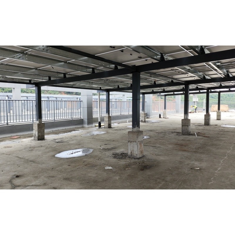 Q235Z Thép Cấu trúc thép để lắp đặt hệ thống năng lượng mặt trời Tòa nhà cấu trúc thép tiền chế