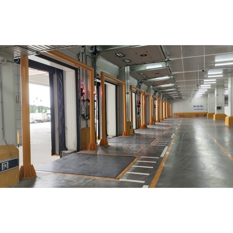 Cấu trúc thép tiền chế chống ăn mòn cho nhà máy chuỗi lạnh cách nhiệt tiền chế