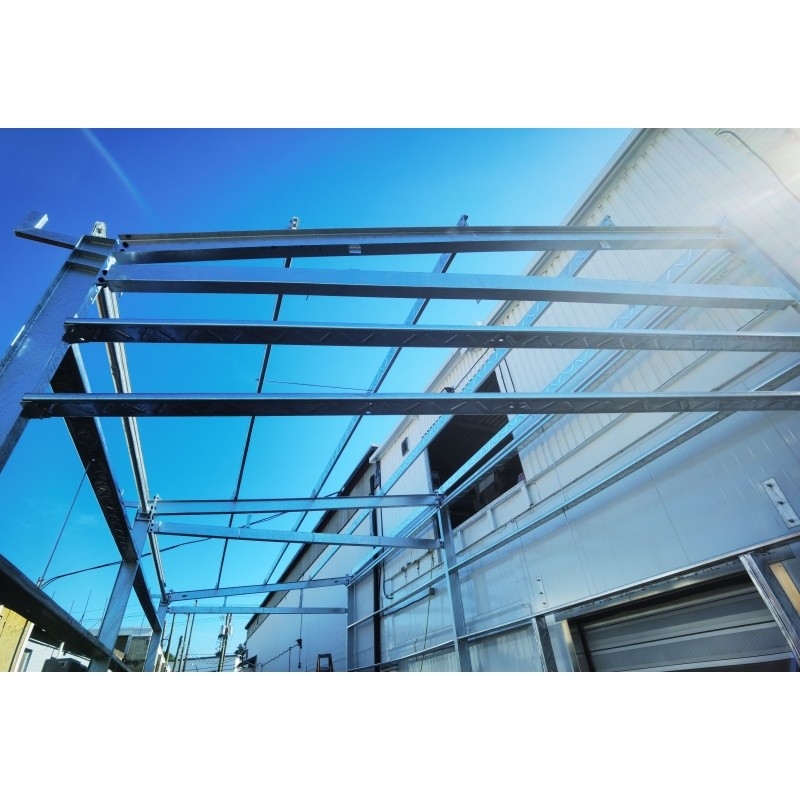 Xây dựng cấu trúc thép nhẹ Prefab Xây dựng kim loại Xây dựng cấu trúc thép Xây dựng cho một Hot Dip Galvanizing Warehouse