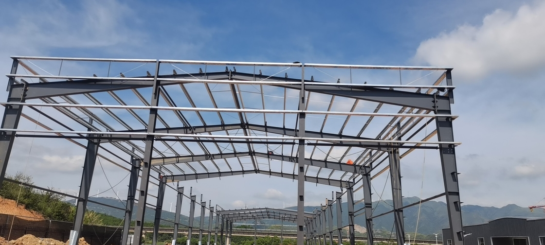 Hot Dip galvanized chống ẩm khung thép xây dựng nhà kính cho rau nhà kính kho
