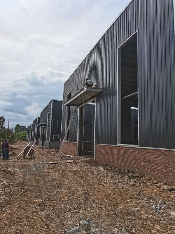Hot Dip galvanized chống ẩm khung thép xây dựng nhà kính cho rau nhà kính kho