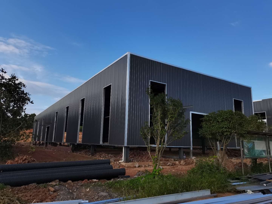 Hot Dip galvanized chống ẩm khung thép xây dựng nhà kính cho rau nhà kính kho