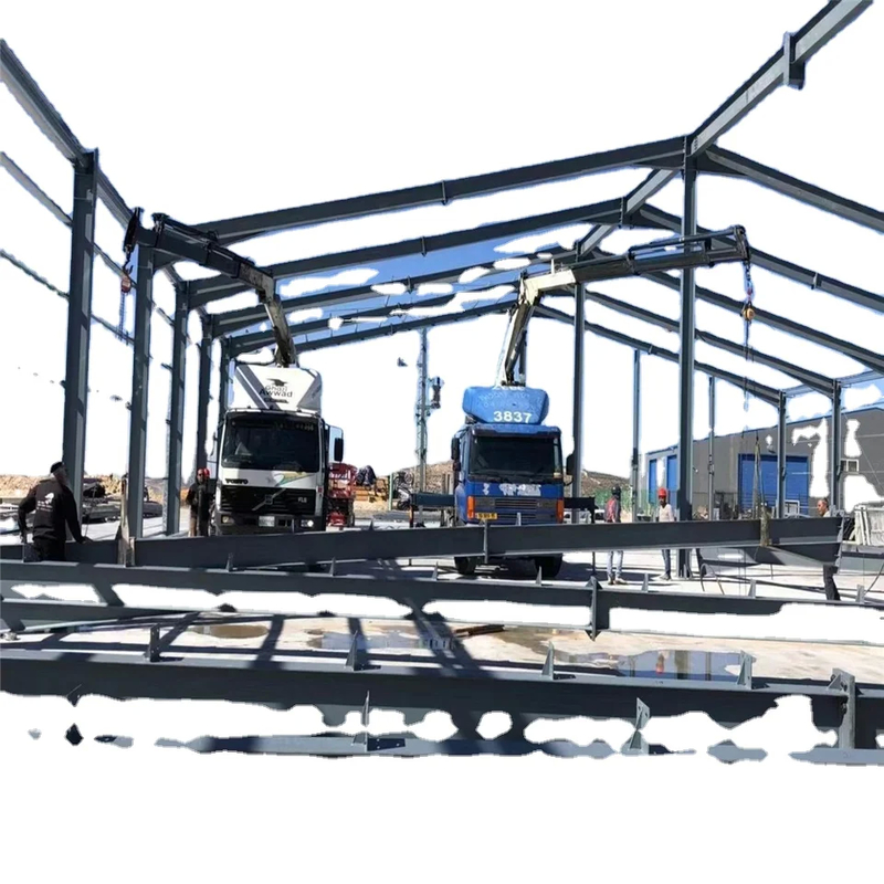 Các tòa nhà cấu trúc thép Prefab tùy chỉnh cho xưởng lưu trữ nông nghiệp thương mại