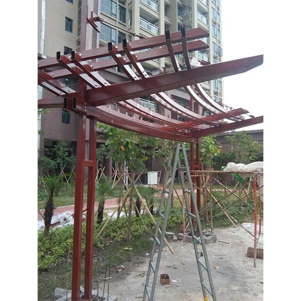 Cấu trúc thép Cửa vườn Mạng lưới tùy chỉnh chống ăn mòn Phòng hành lang ngoài trời