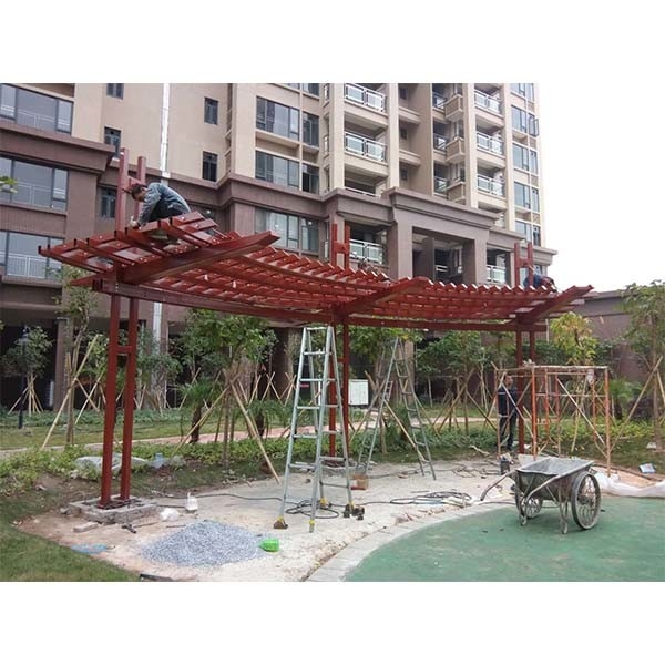 Cấu trúc thép Cửa vườn Mạng lưới tùy chỉnh chống ăn mòn Phòng hành lang ngoài trời
