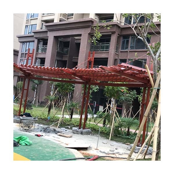 Cấu trúc thép Cửa vườn Mạng lưới tùy chỉnh chống ăn mòn Phòng hành lang ngoài trời