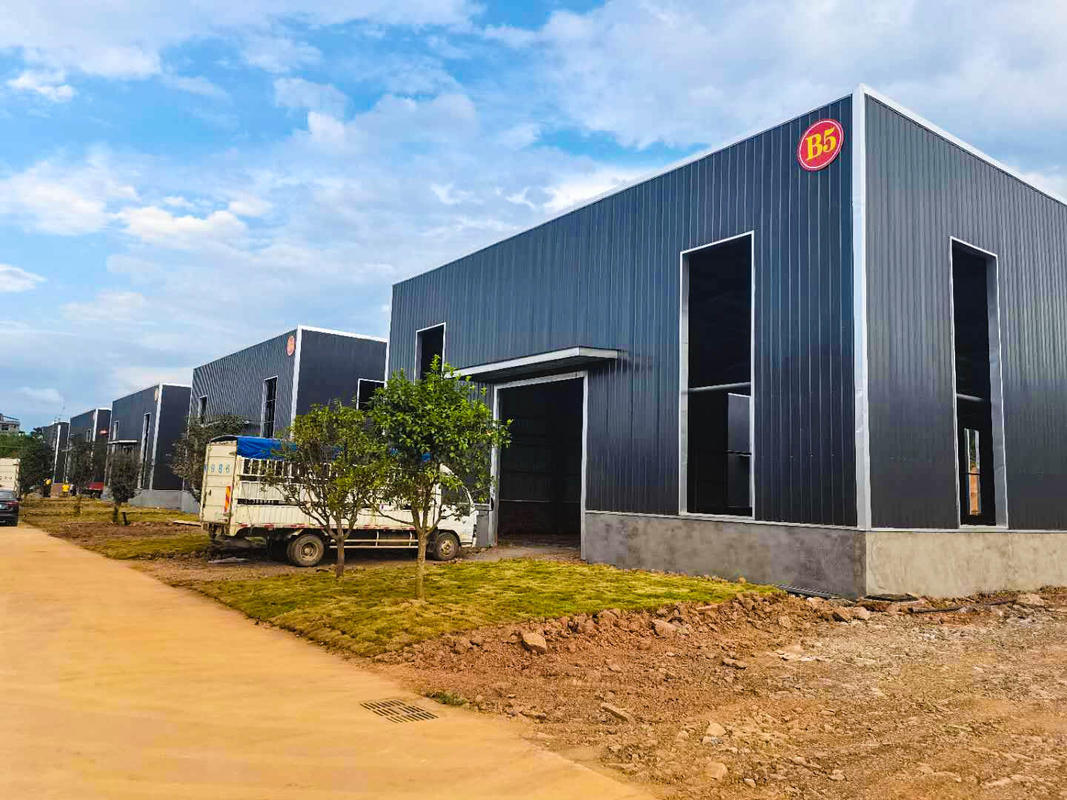 Hot-dip galvanized Prefabricated Steel Structure Metal Material Nhà kho xây dựng cho xưởng