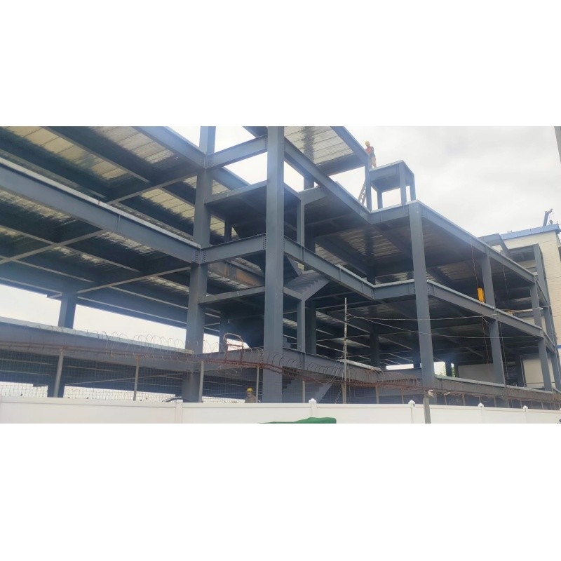 Cấu trúc thép Mezzanine Floor Warehouse Indoor Steel Platform Mezzanine Cho kho