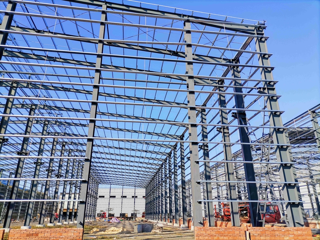 Cấu trúc thép nhẹ chất lượng cao Cấu trúc nhà máy cho sản xuất công nghiệp Tòa nhà kho