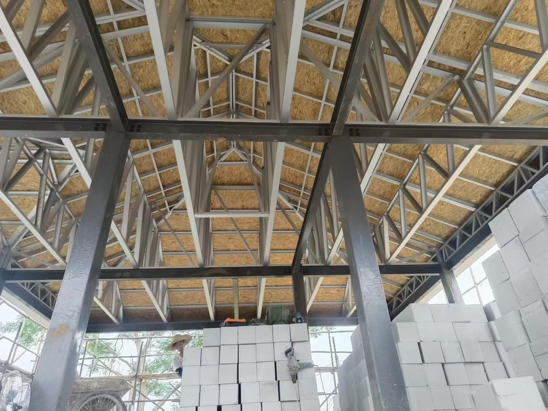 Khí Thép Mức Khí Thép Khí Thép Prefabricated Luxury Villa Hai tầng Nhà Prefab