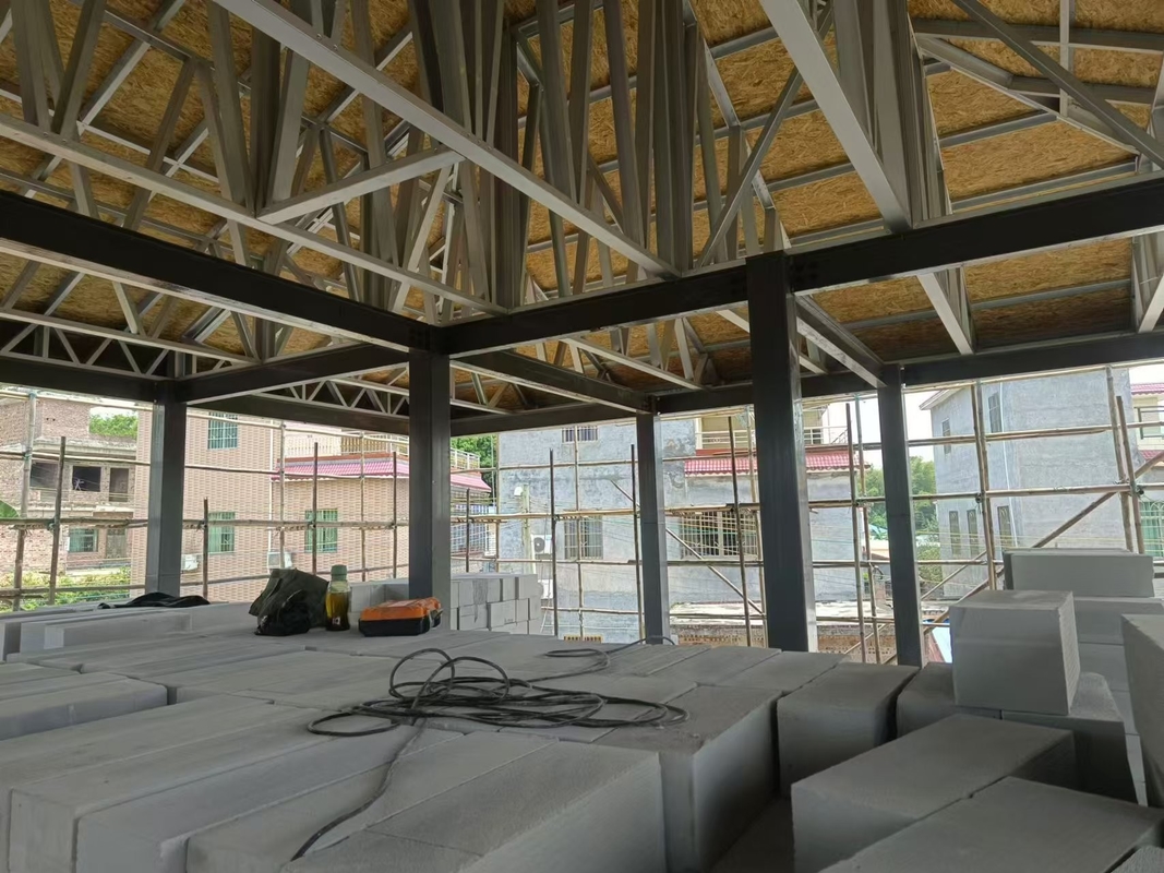 Khí Thép Mức Khí Thép Khí Thép Prefabricated Luxury Villa Hai tầng Nhà Prefab