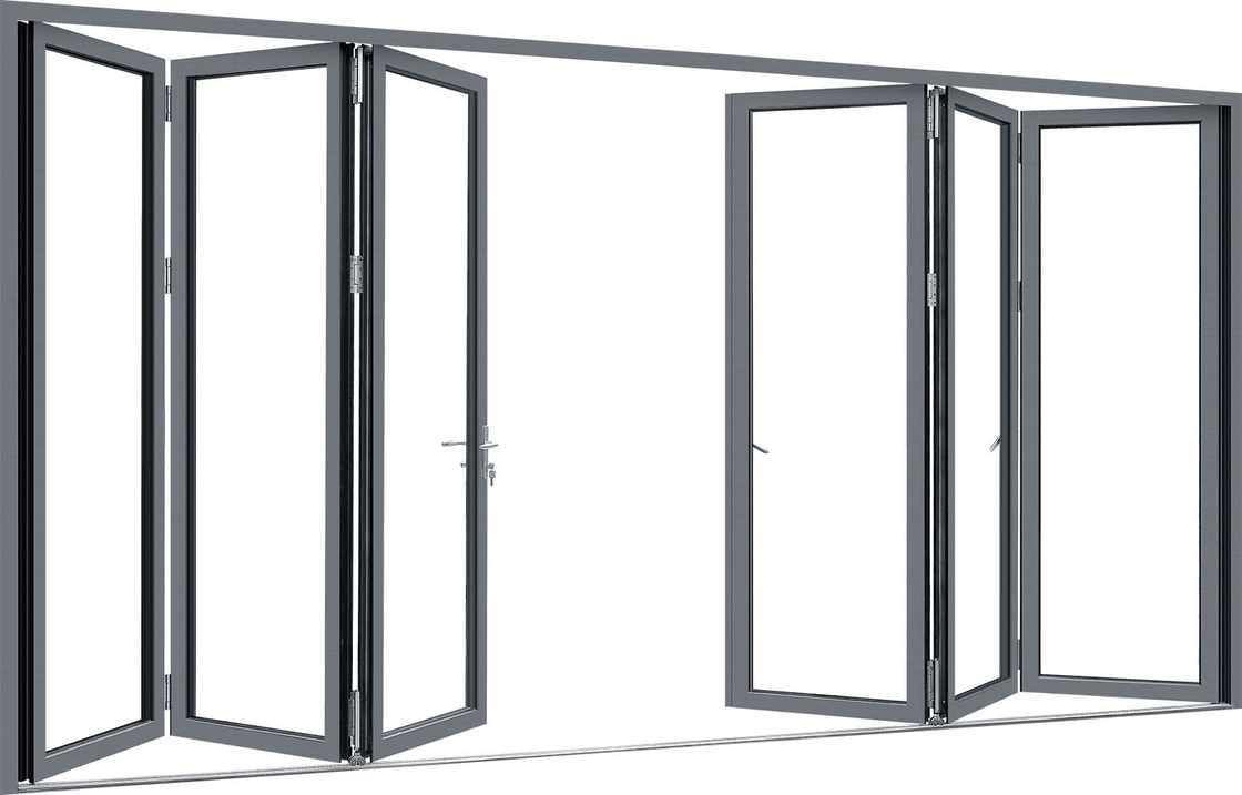 Cửa gấp chống chích 65 Series cho nhà riêng, biệt thự, khu vực thương mại, văn phòng