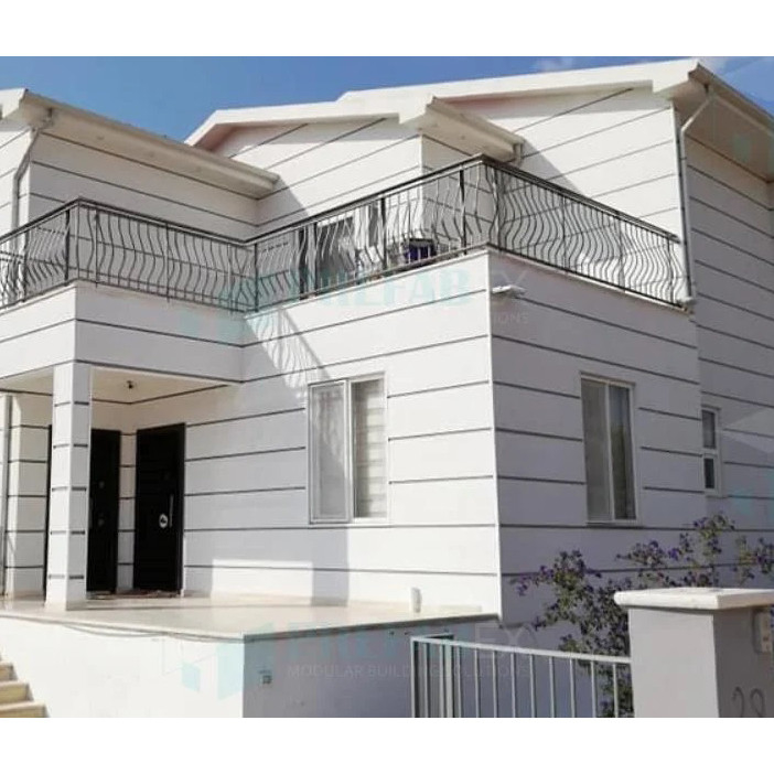 Ngôi nhà tiền chế cho biệt thự chất lượng cao thép nhẹ dễ dàng lắp ráp 2 tầng